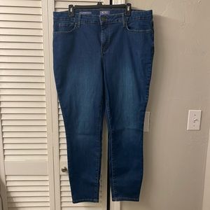 NYDJ Skinny Dark Wash Jeans, Size 14